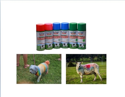 ブタ/ヒツジ/牛のための赤い青緑の動物の示すスプレー式塗料の液体のコーティング