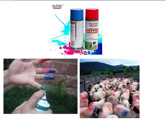 速い乾燥の家畜のスプレー式塗料600mlの防水ヒツジの示すスプレー式塗料