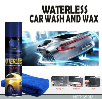 650ml 環境に優しい水のいらない洗車＆ワックス カーケア用品