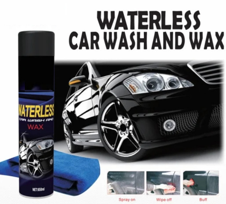 650mlの水のない洗車とワックスの洗車/細部の輝きのワックス
