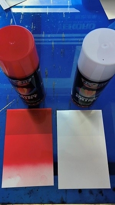 アクリル エアゾール スプレー式塗料 400ml の液体の形は DME 溶剤と速く乾燥します