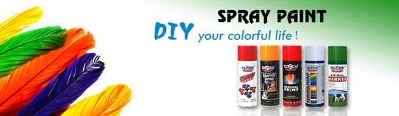 エーロゾル色のプラスチック壁のコーティングのペンキの落書きの蛍光スプレー式塗料400ml